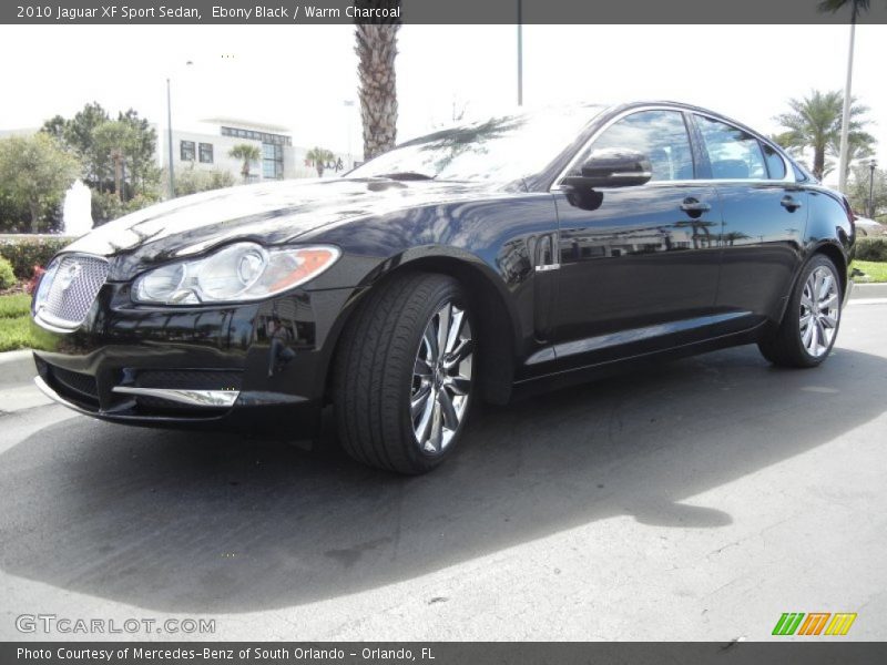 Ebony Black / Warm Charcoal 2010 Jaguar XF Sport Sedan