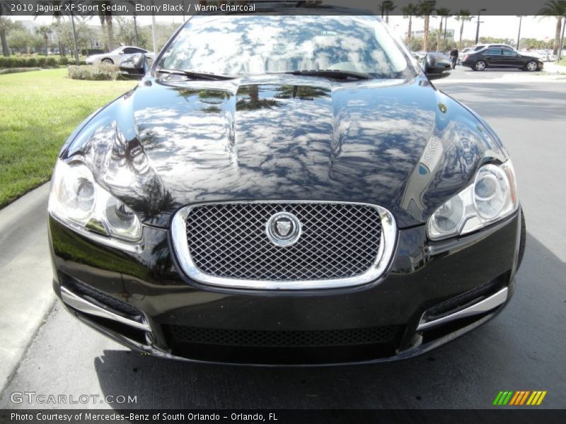Ebony Black / Warm Charcoal 2010 Jaguar XF Sport Sedan