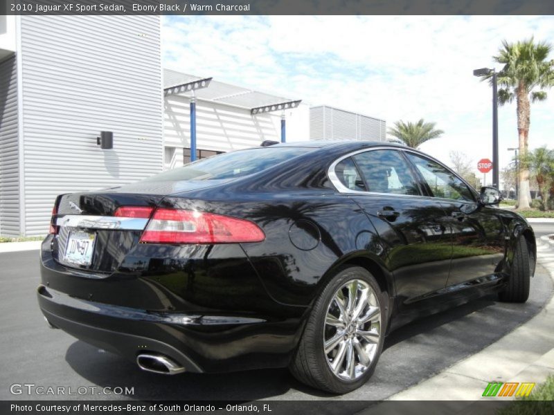 Ebony Black / Warm Charcoal 2010 Jaguar XF Sport Sedan