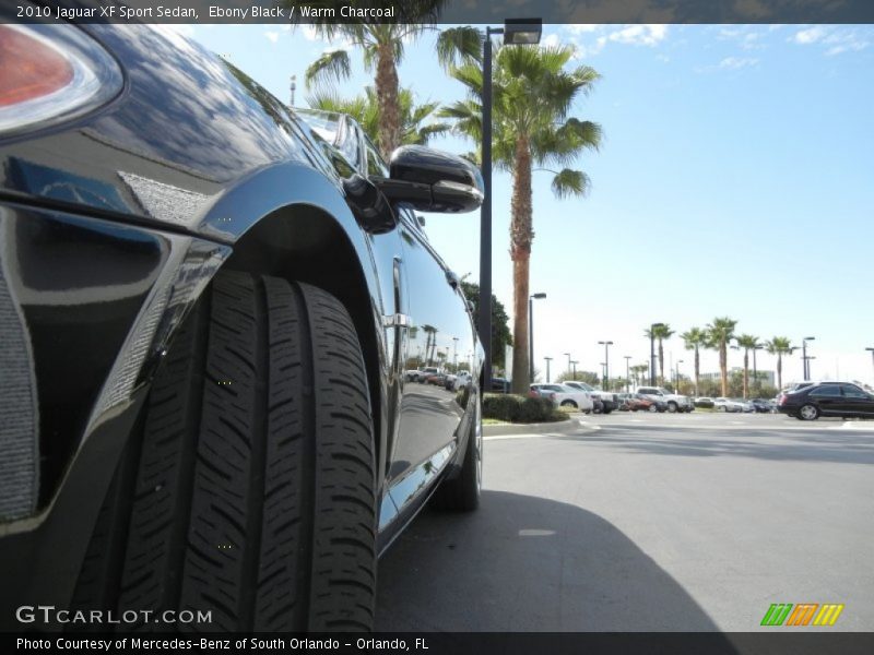 Ebony Black / Warm Charcoal 2010 Jaguar XF Sport Sedan