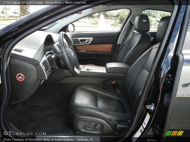 Ebony Black / Warm Charcoal 2010 Jaguar XF Sport Sedan