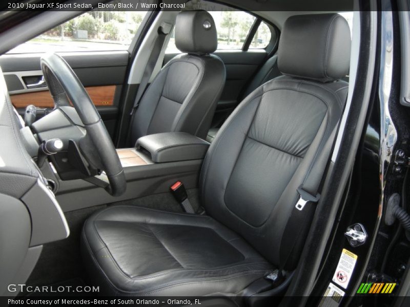 Front Seat of 2010 XF Sport Sedan