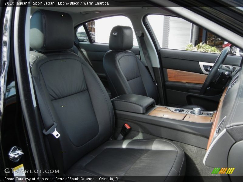 Ebony Black / Warm Charcoal 2010 Jaguar XF Sport Sedan