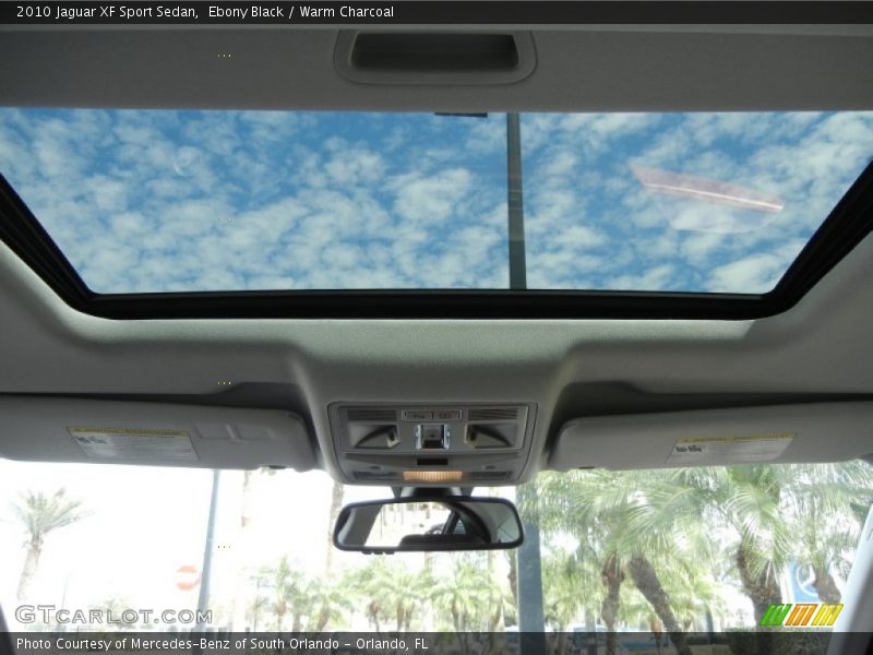 Ebony Black / Warm Charcoal 2010 Jaguar XF Sport Sedan