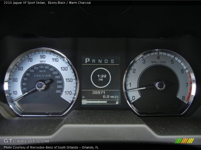  2010 XF Sport Sedan Sport Sedan Gauges