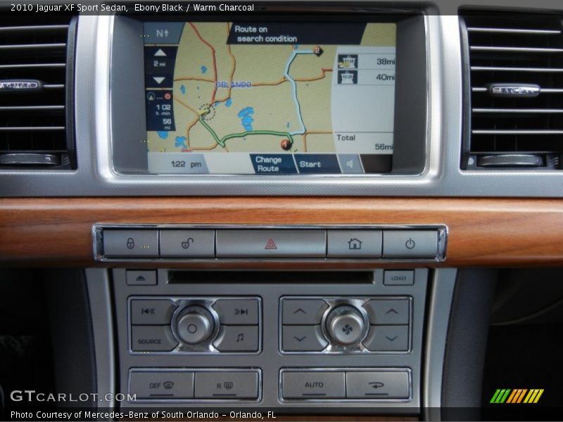 Navigation of 2010 XF Sport Sedan