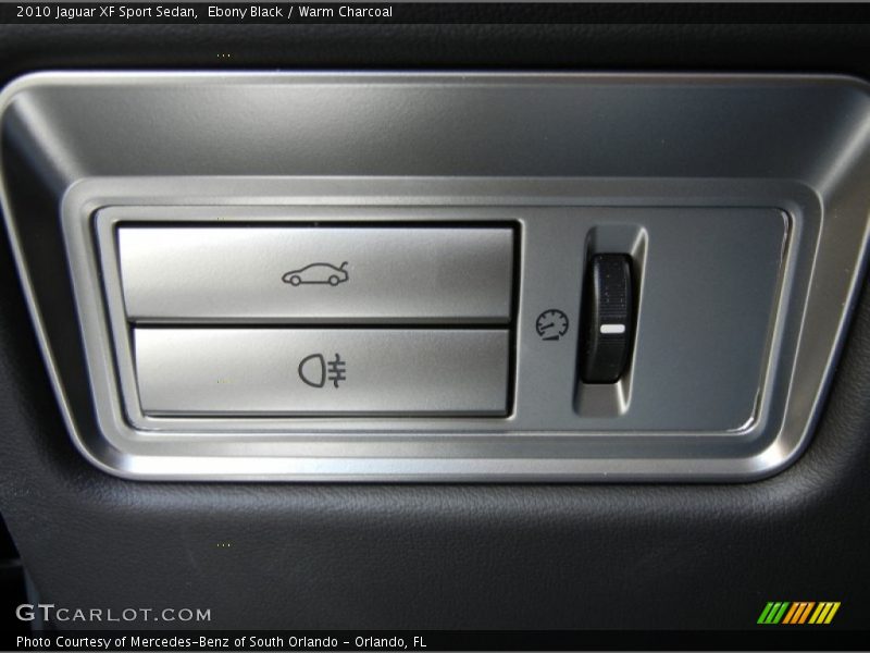 Ebony Black / Warm Charcoal 2010 Jaguar XF Sport Sedan