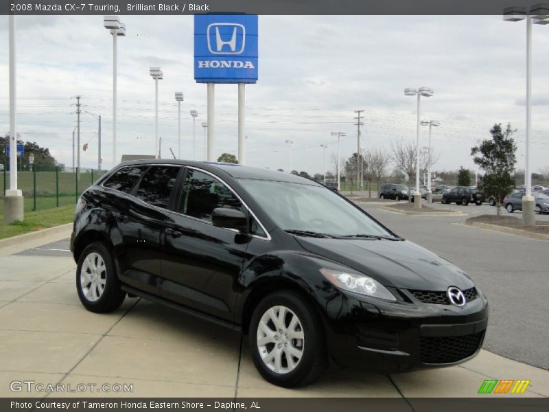 Brilliant Black / Black 2008 Mazda CX-7 Touring