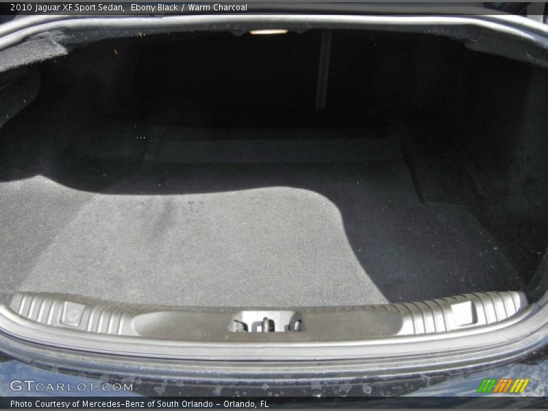 Ebony Black / Warm Charcoal 2010 Jaguar XF Sport Sedan