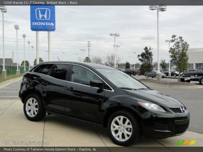 Brilliant Black / Black 2008 Mazda CX-7 Touring