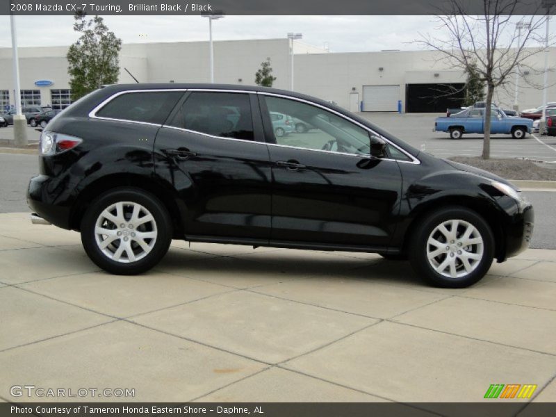 Brilliant Black / Black 2008 Mazda CX-7 Touring