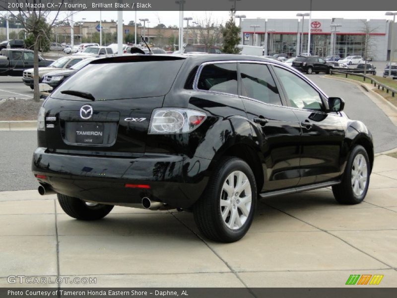 Brilliant Black / Black 2008 Mazda CX-7 Touring