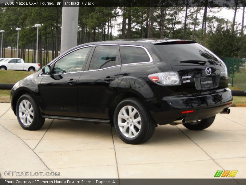 Brilliant Black / Black 2008 Mazda CX-7 Touring