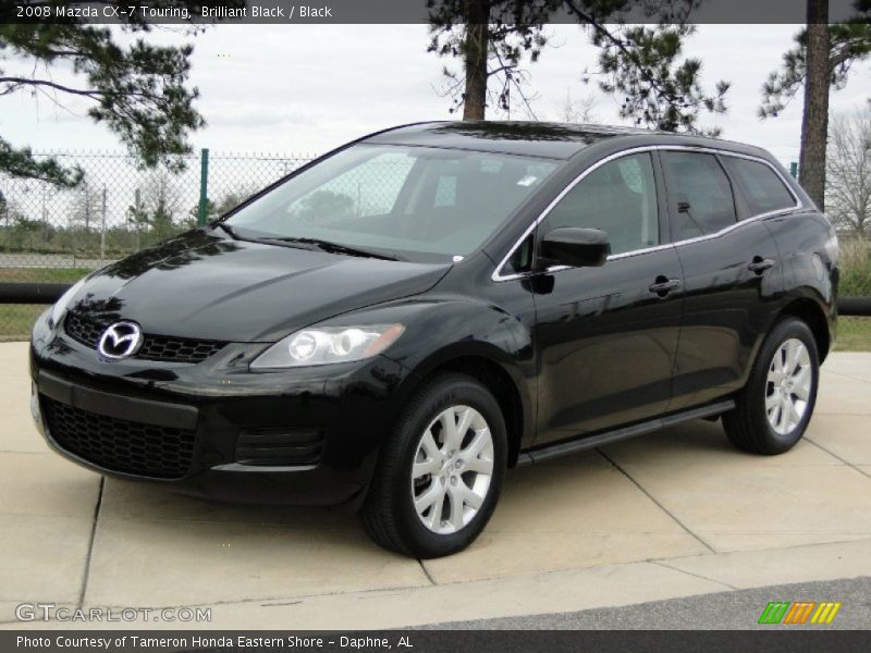 Brilliant Black / Black 2008 Mazda CX-7 Touring