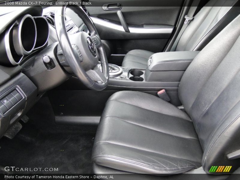 Brilliant Black / Black 2008 Mazda CX-7 Touring