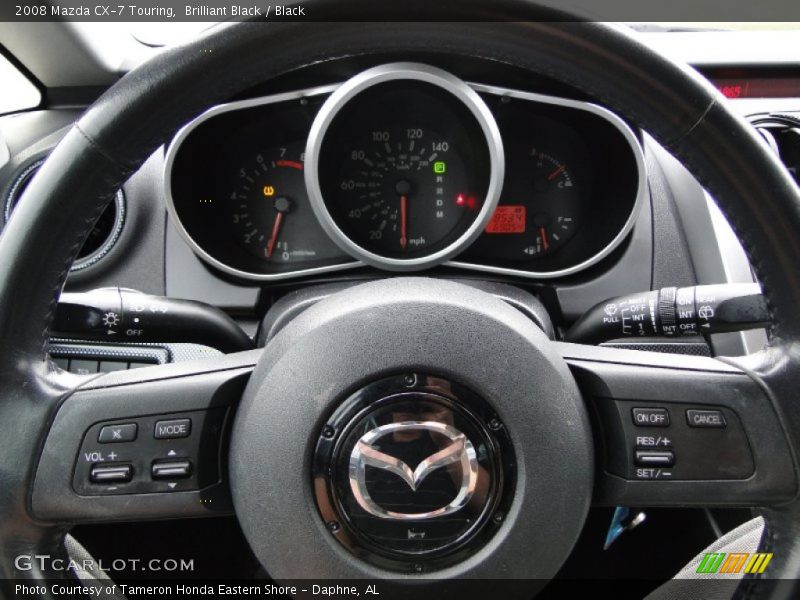 Brilliant Black / Black 2008 Mazda CX-7 Touring