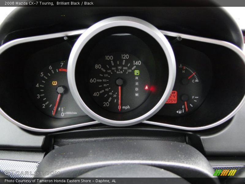 Brilliant Black / Black 2008 Mazda CX-7 Touring