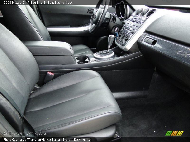 Brilliant Black / Black 2008 Mazda CX-7 Touring