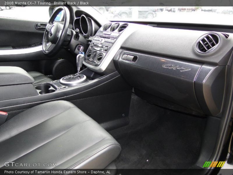 Brilliant Black / Black 2008 Mazda CX-7 Touring