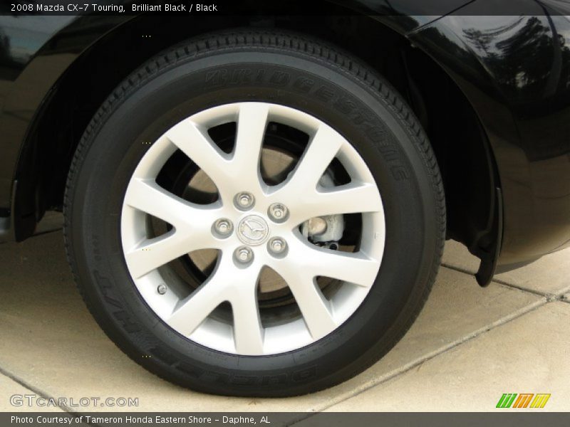 Brilliant Black / Black 2008 Mazda CX-7 Touring
