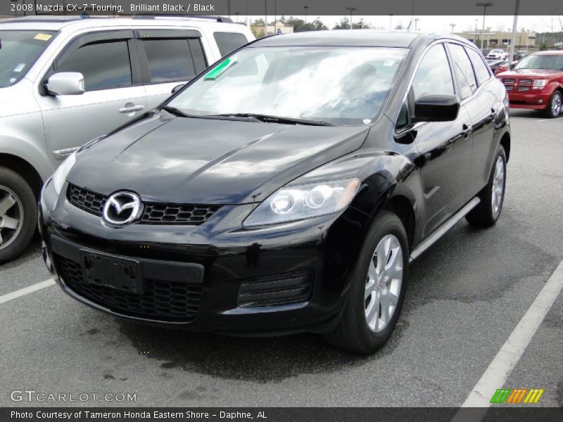 Brilliant Black / Black 2008 Mazda CX-7 Touring