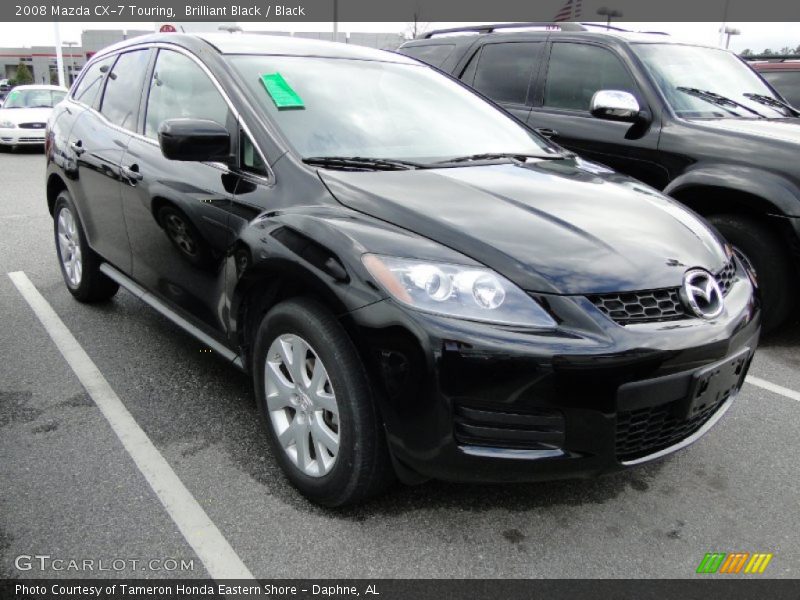 Brilliant Black / Black 2008 Mazda CX-7 Touring