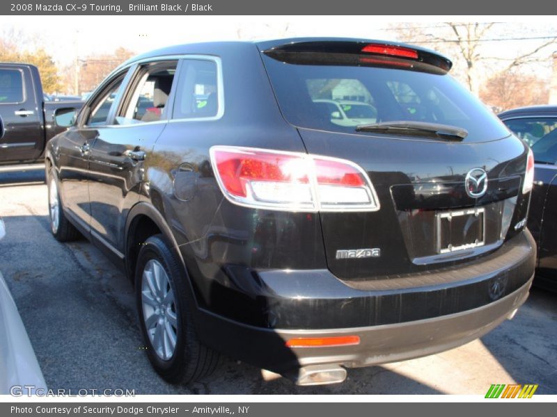 Brilliant Black / Black 2008 Mazda CX-9 Touring