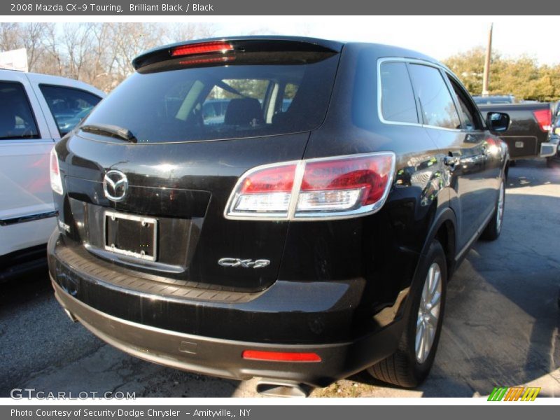 Brilliant Black / Black 2008 Mazda CX-9 Touring