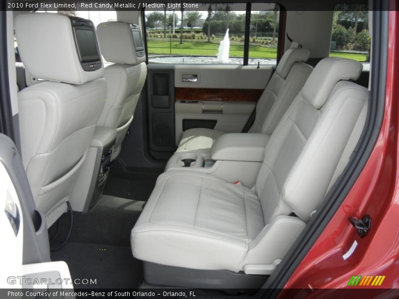 Red Candy Metallic / Medium Light Stone 2010 Ford Flex Limited