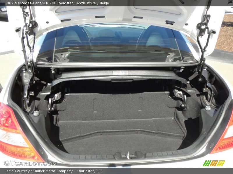 Arctic White / Beige 2007 Mercedes-Benz SLK 280 Roadster