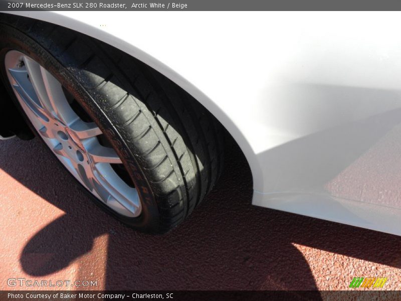 Arctic White / Beige 2007 Mercedes-Benz SLK 280 Roadster