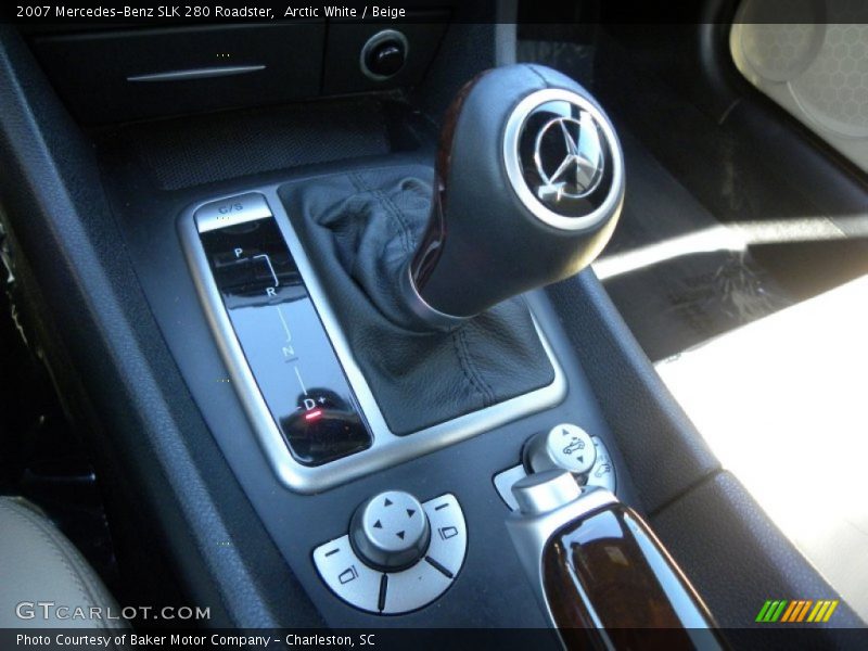 Arctic White / Beige 2007 Mercedes-Benz SLK 280 Roadster