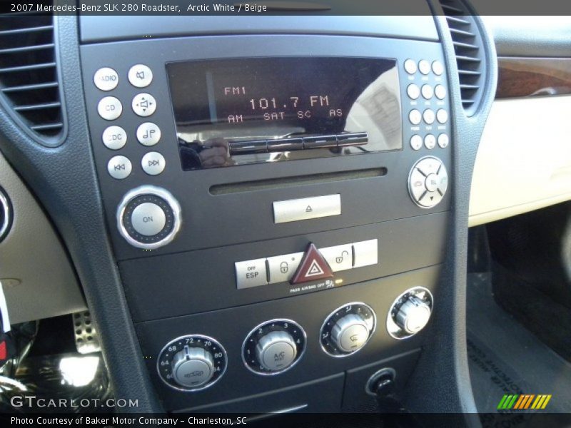 Arctic White / Beige 2007 Mercedes-Benz SLK 280 Roadster