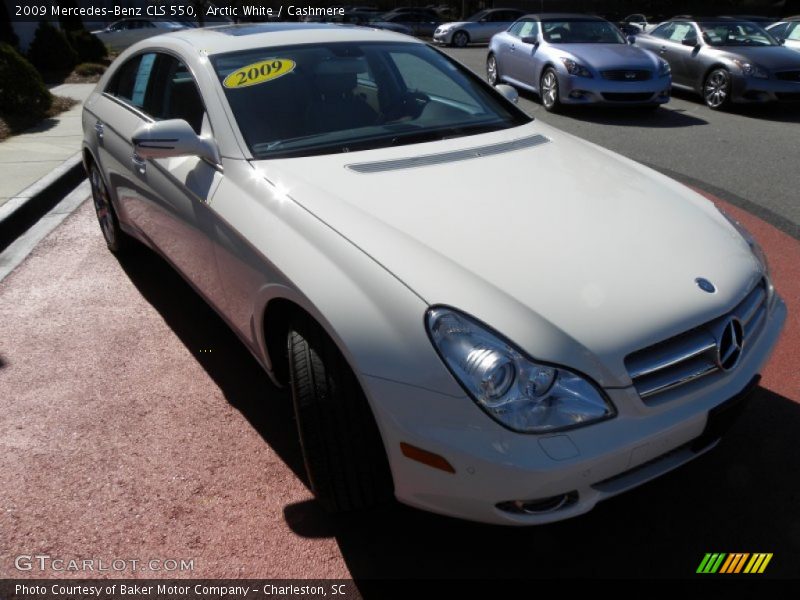 Arctic White / Cashmere 2009 Mercedes-Benz CLS 550