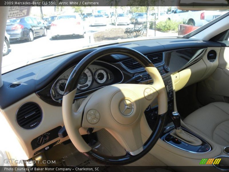 Arctic White / Cashmere 2009 Mercedes-Benz CLS 550