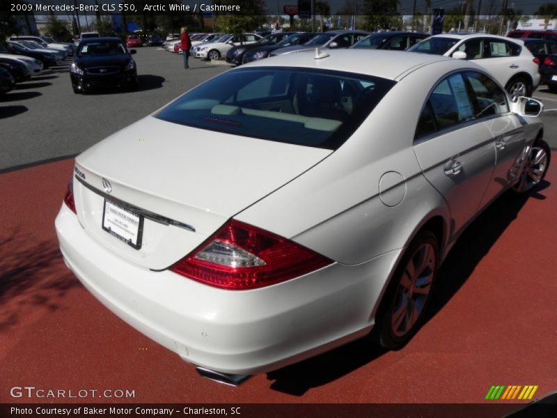Arctic White / Cashmere 2009 Mercedes-Benz CLS 550