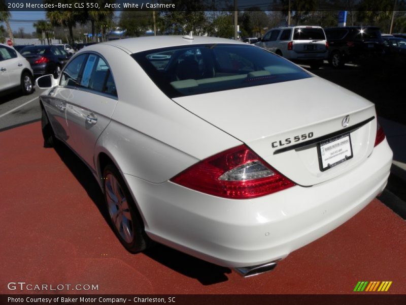 Arctic White / Cashmere 2009 Mercedes-Benz CLS 550