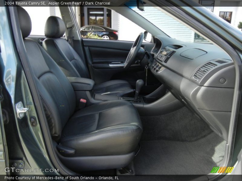 Aspen Green Pearl / Dark Charcoal 2004 Toyota Camry SE