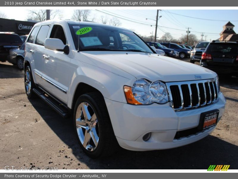 Stone White / Dark Slate Gray/Light Graystone 2010 Jeep Grand Cherokee Limited 4x4