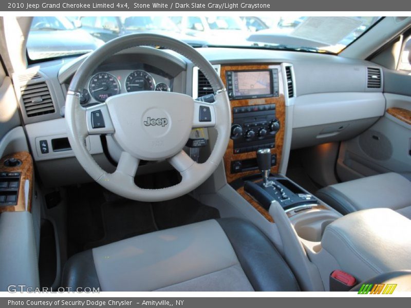 Stone White / Dark Slate Gray/Light Graystone 2010 Jeep Grand Cherokee Limited 4x4