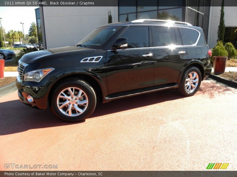 Black Obsidian / Graphite 2011 Infiniti QX 56 4WD