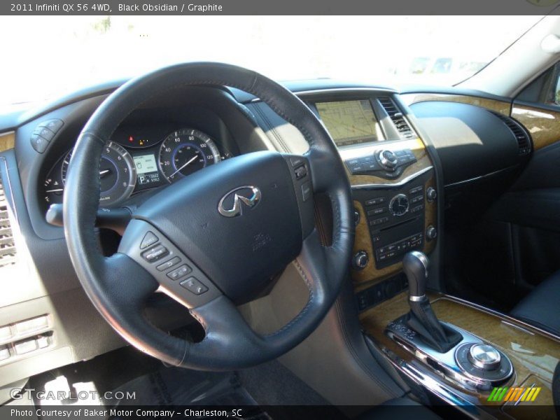 Black Obsidian / Graphite 2011 Infiniti QX 56 4WD