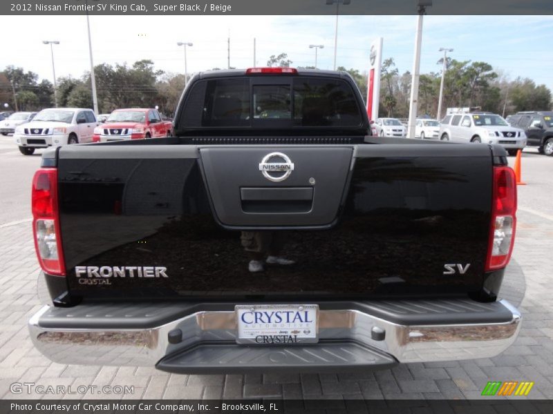 Super Black / Beige 2012 Nissan Frontier SV King Cab