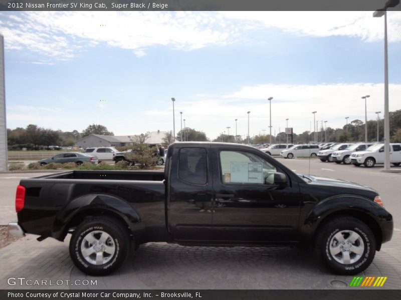 Super Black / Beige 2012 Nissan Frontier SV King Cab