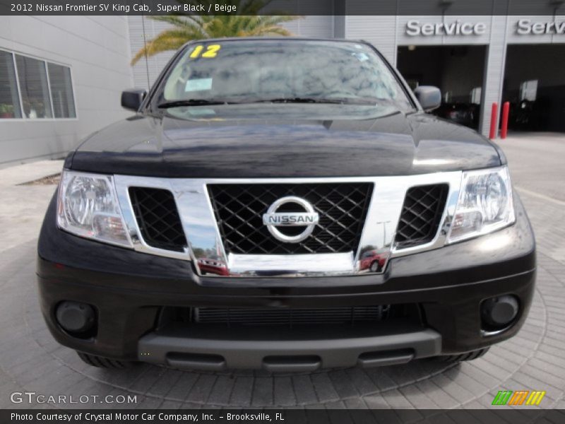 Super Black / Beige 2012 Nissan Frontier SV King Cab