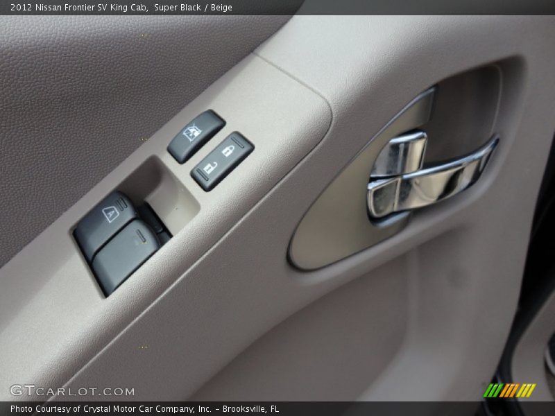 Super Black / Beige 2012 Nissan Frontier SV King Cab
