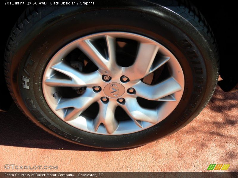 Black Obsidian / Graphite 2011 Infiniti QX 56 4WD