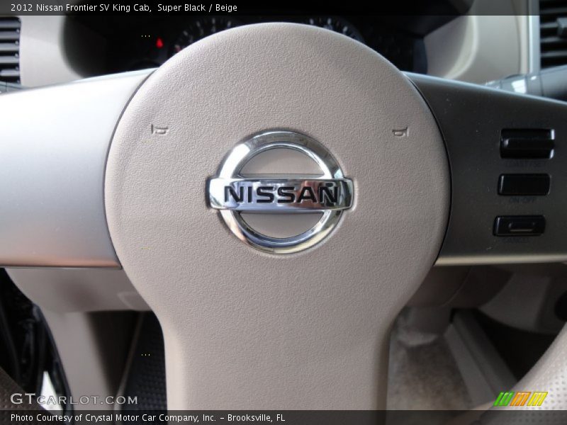 Super Black / Beige 2012 Nissan Frontier SV King Cab