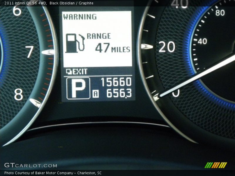 Black Obsidian / Graphite 2011 Infiniti QX 56 4WD
