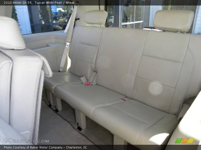 Tuscan White Pearl / Wheat 2010 Infiniti QX 56